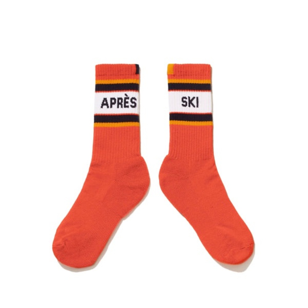 KULE MEN'S RIBBED APRÈS SKI SOCK - POPPY
